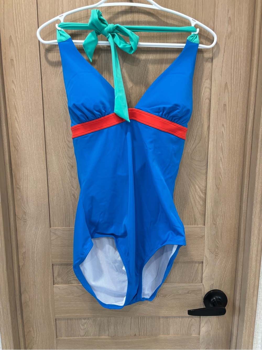 Boden Womens One Piece Swim Suit Size 8 Colorblock Beach Summer Vacation